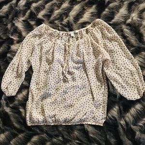 👑 NWOT RIBBON PRINT FOREVER 21 TOP SIZE LARGE